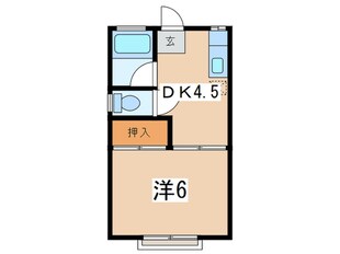 古谷アパートの物件間取画像